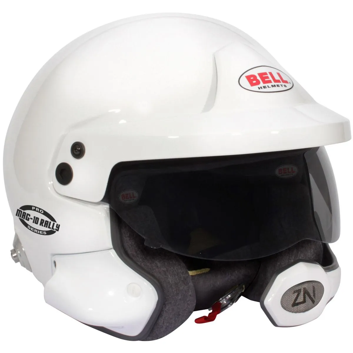 Bell Racing MAG-10 Rally Pro Helmet [FIA8859-2015 & SNELL SA2020] White or Offshore Orange Finish