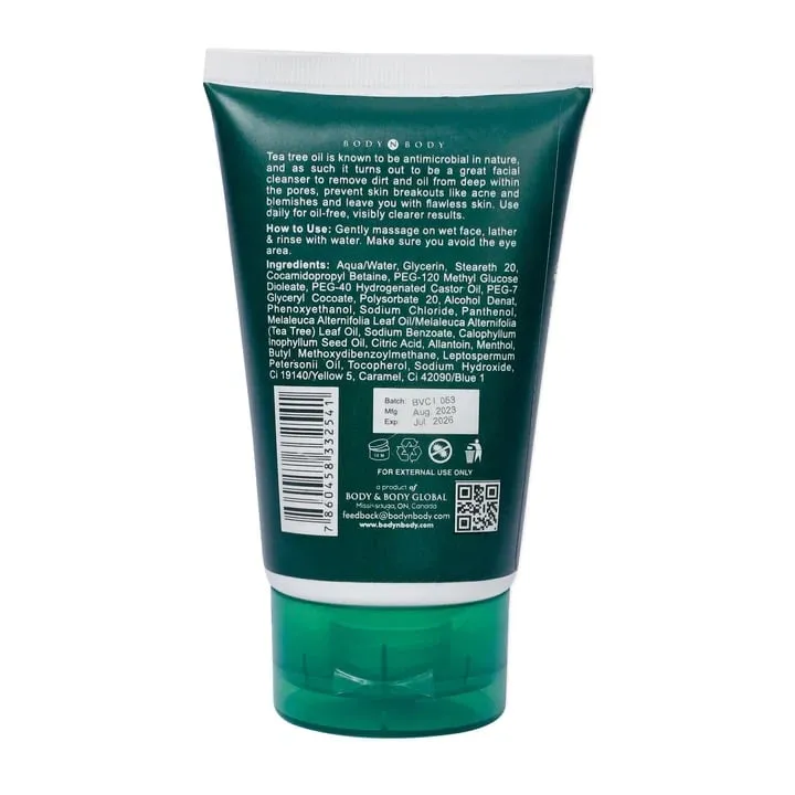 BNB Face Wash Tea Tree Acne Control 120ml