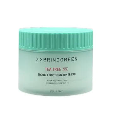 BRING GREEN Tea Tree Cica Trouble Soothing Toner Pads 90sheets 150g