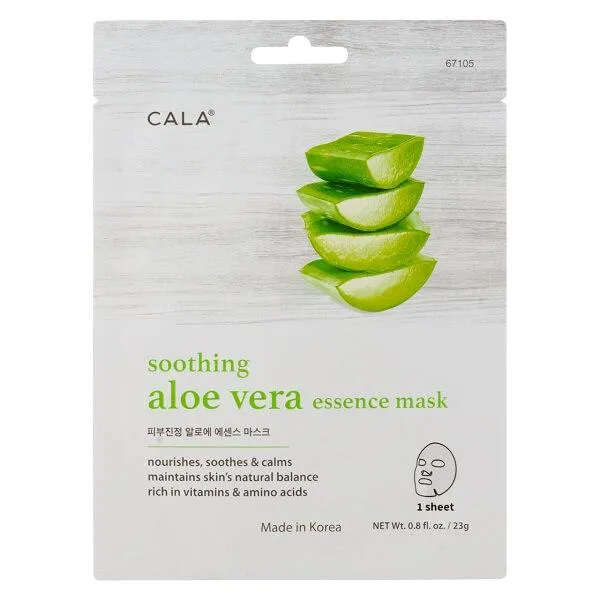 CALA Essence Facial Masks: Aloe Vera (5 PKS)