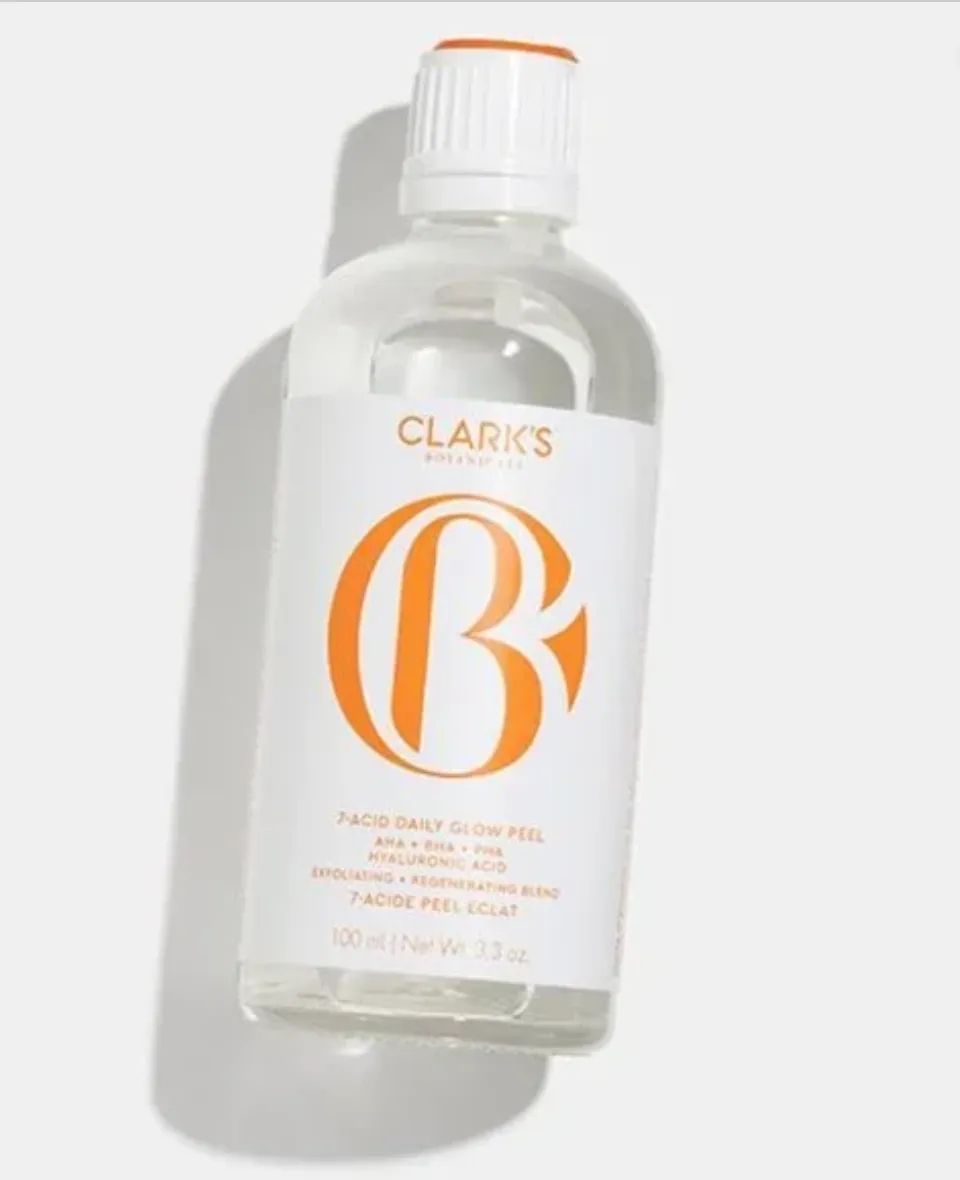 Clarks Botanicals 7 Acid Daily Glow Peel 3.3 Oz