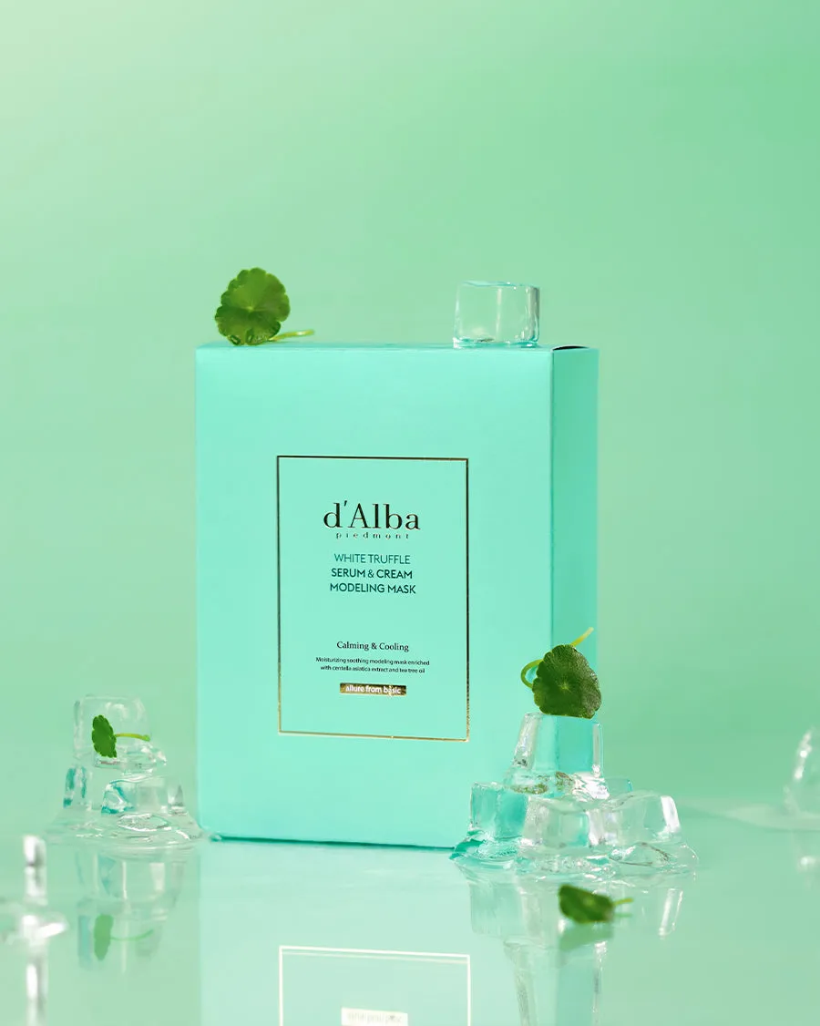 d'Alba White Truffle Serum & Cream Modeling Mask [Calming/Cooling] 66g*4ea