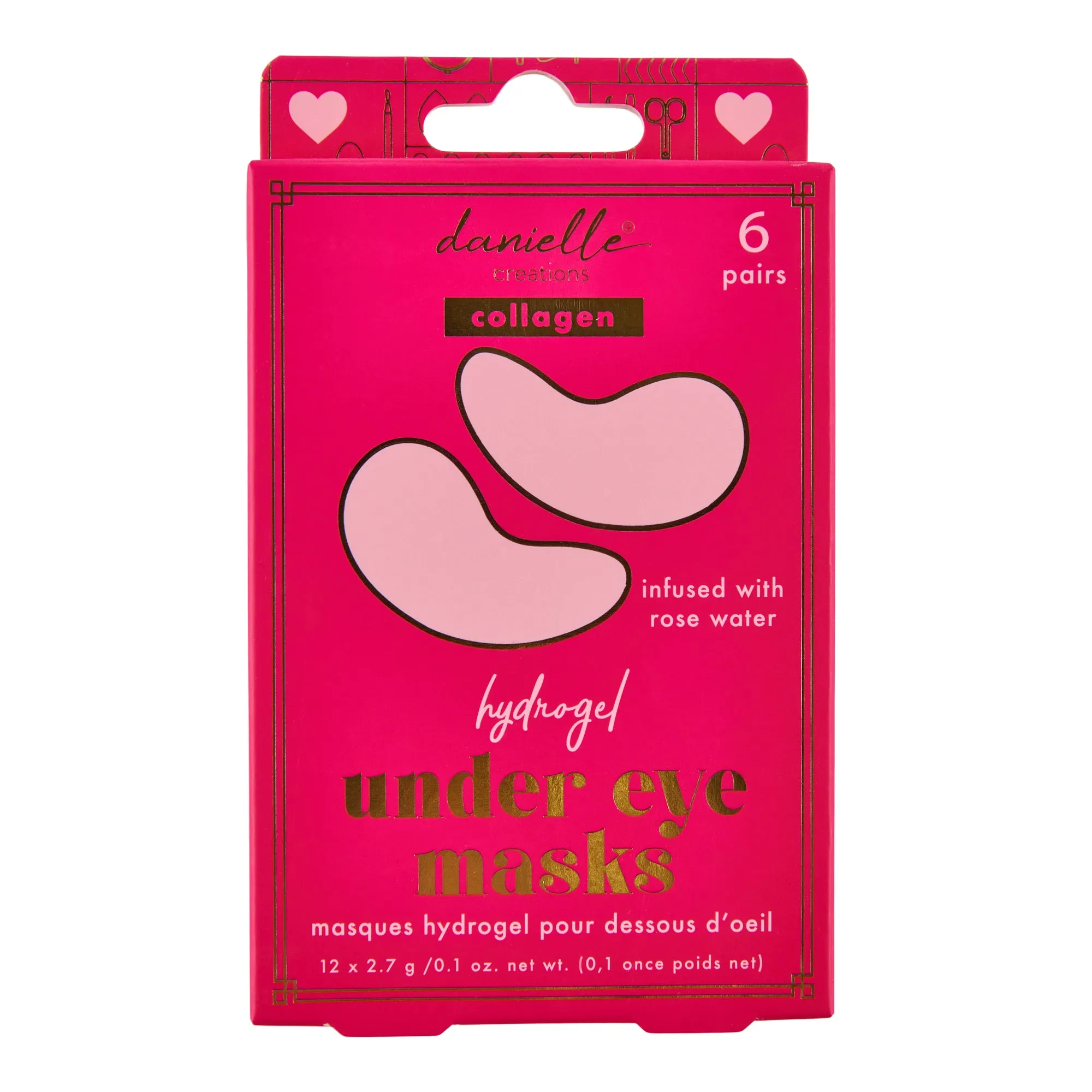 Danielle Hydrogel Under Eye Masks, 6-Pack