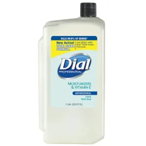 Dial Liquid Antimicrobial Soap w-Moisturizers(1 L)