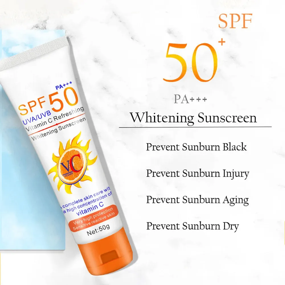 Disaar Vitamin C Refreshing Whitening Sunscreen SPF 50 - 50g