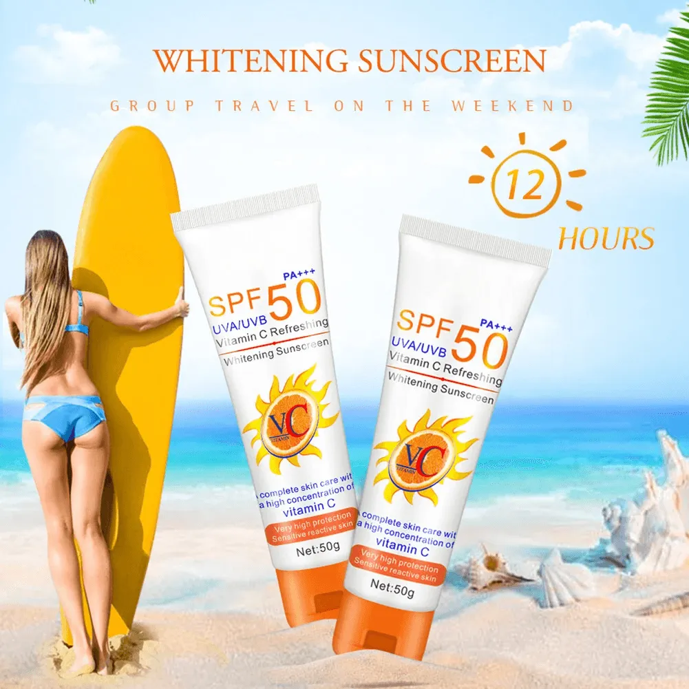 Disaar Vitamin C Refreshing Whitening Sunscreen SPF 50 - 50g