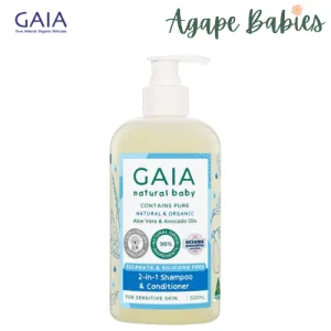 GAIA 2-in-1 Shampoo & Conditioner 500ml (NEW!)