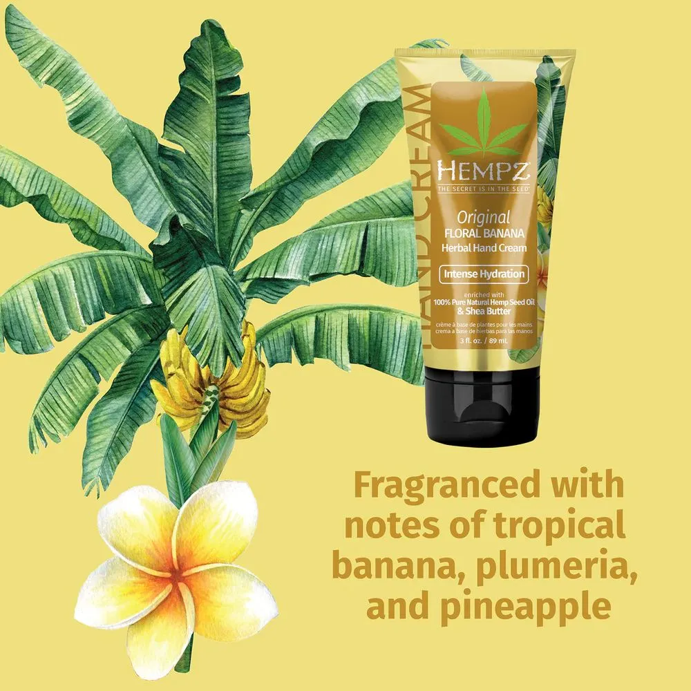 Hempz Original Floral Banana Herbal Hand Cream