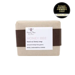 Honey Bee Exfoliating Soap with Rose, Cardamon & Coffee