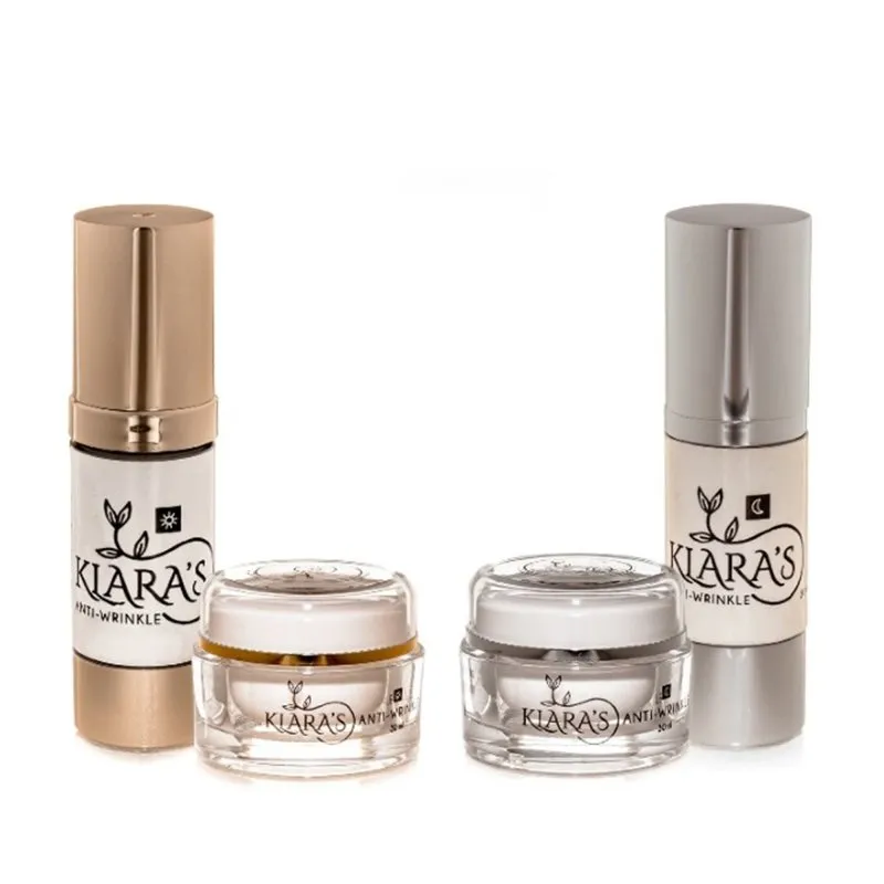 Klara's Anti-Wrinkle Day and Night Cream 30 ml - Rejuvenate and Nourish Skin Wrinkles Reducing with Organic Coconut oil & Shea Butter Facial Cream for Women.