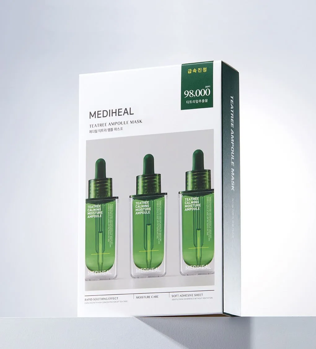 MEDIHEAL Tea Tree Ampoule Mask 10sheets*25ml