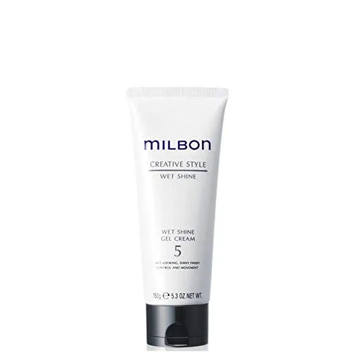 Milbon Creative Style Wet Shine Gel Cream # 5 5.3 oz No box