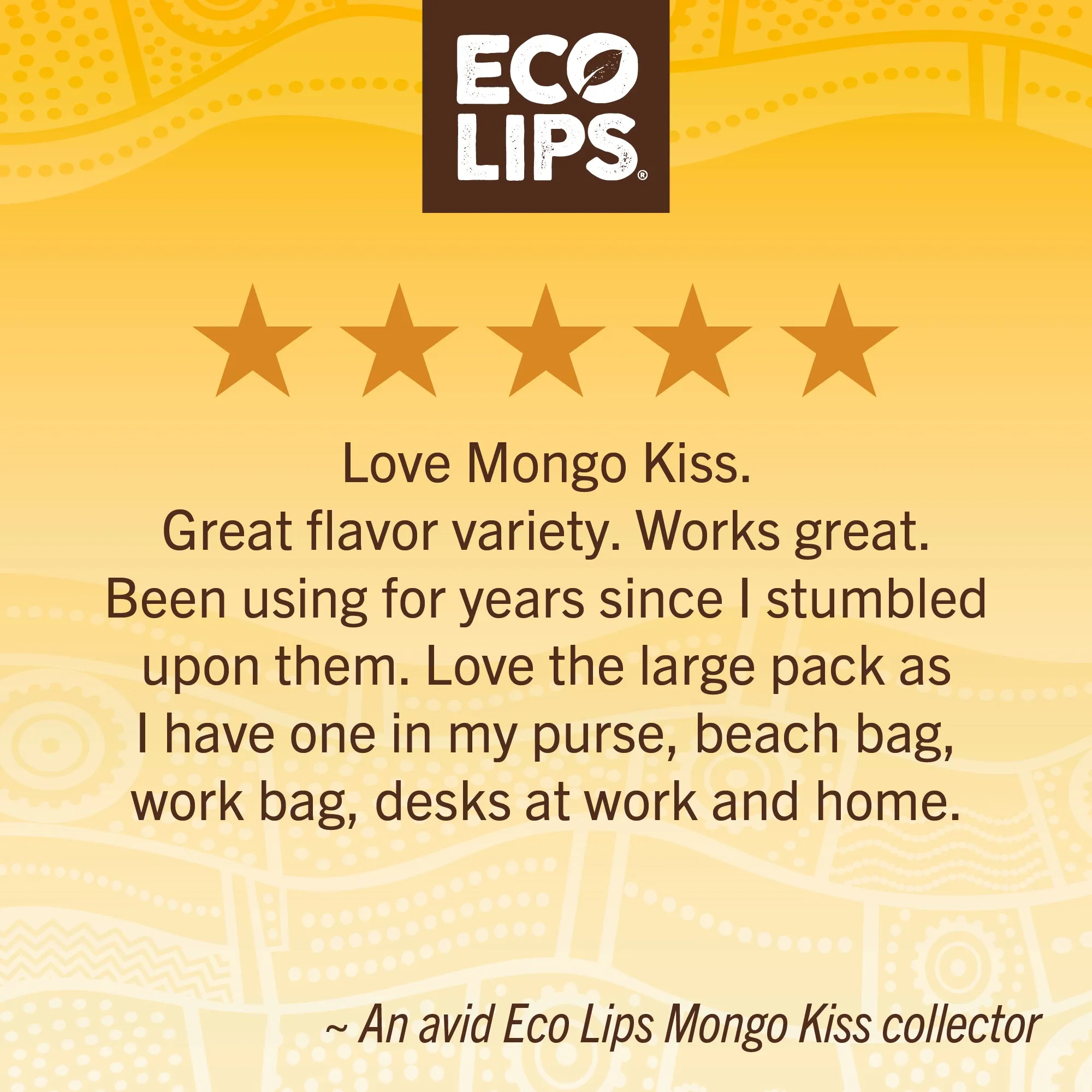 Mongo Kiss® Peppermint Organic Lip Balm, 0.25 oz.