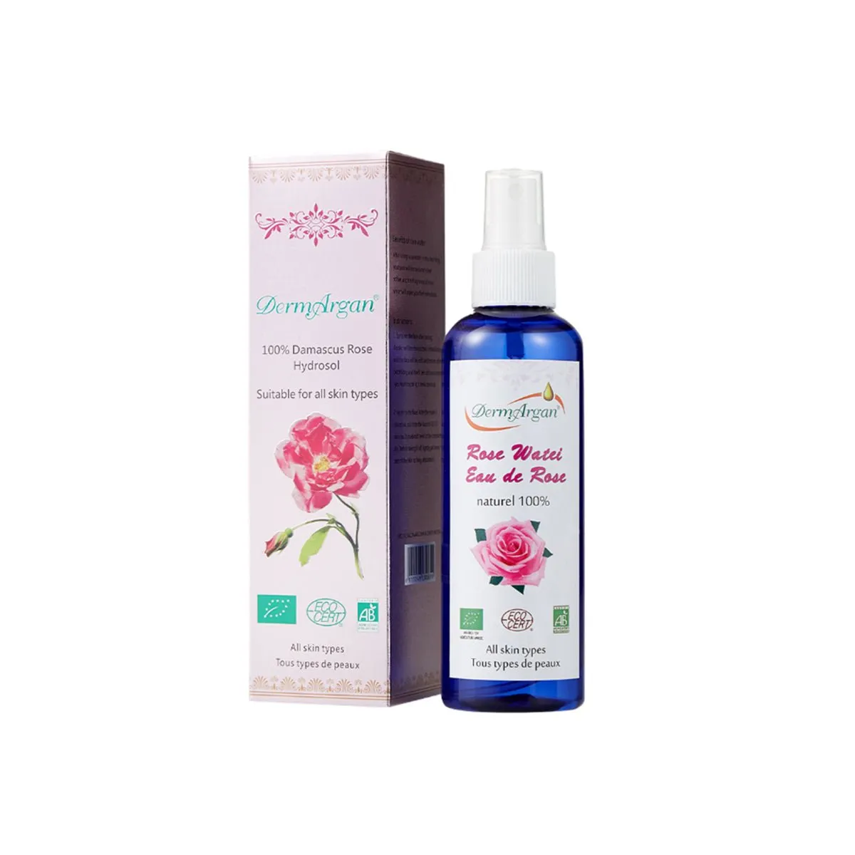 Natural Essential Rose Hydrosol 210ml