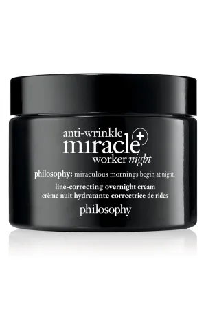 philosophy anti-wrinkle miracle worker night  line-correcting overnight cream