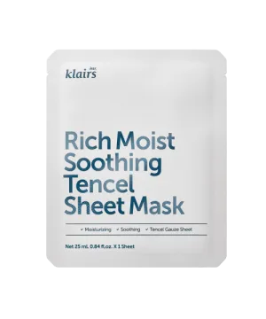 Rich Moist Soothing Tencel Sheet Mask