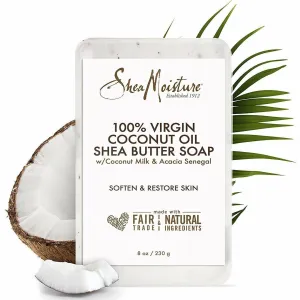 Shea Moisture: 100% Virgin Coconut Oil Shea Butter Soap 8oz