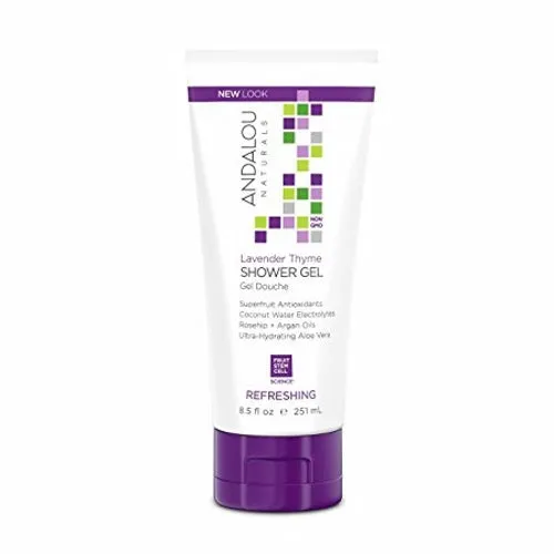 Shower Gel Refreshing Lavender Thyme 8.5 Oz By Andalou Naturals