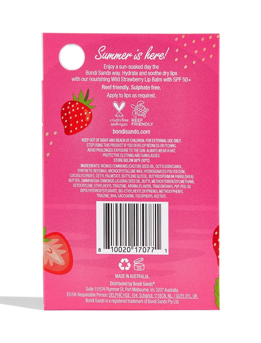 SPF 50  Lip Balm Wild Strawberry