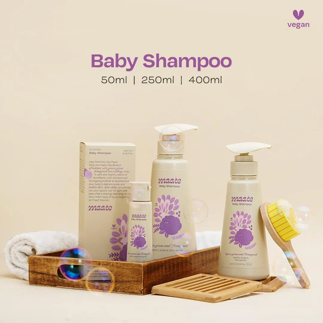 Tear Free Baby Shampoo - ph Balanced | Soap Free - 400 ML