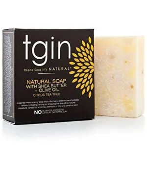 TGIN  Natural Soap With Shea Butter Olive Oil And Citrus Tea Tree