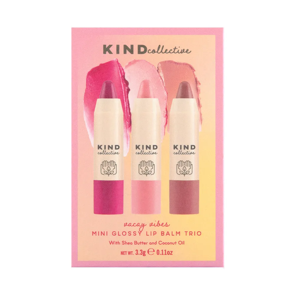 Vacay Vibes Mini Glossy Lip Balm Trio