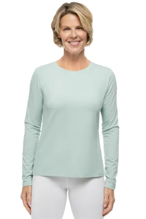 Women's Morada Everyday Long Sleeve T-Shirt | Misty Aqua